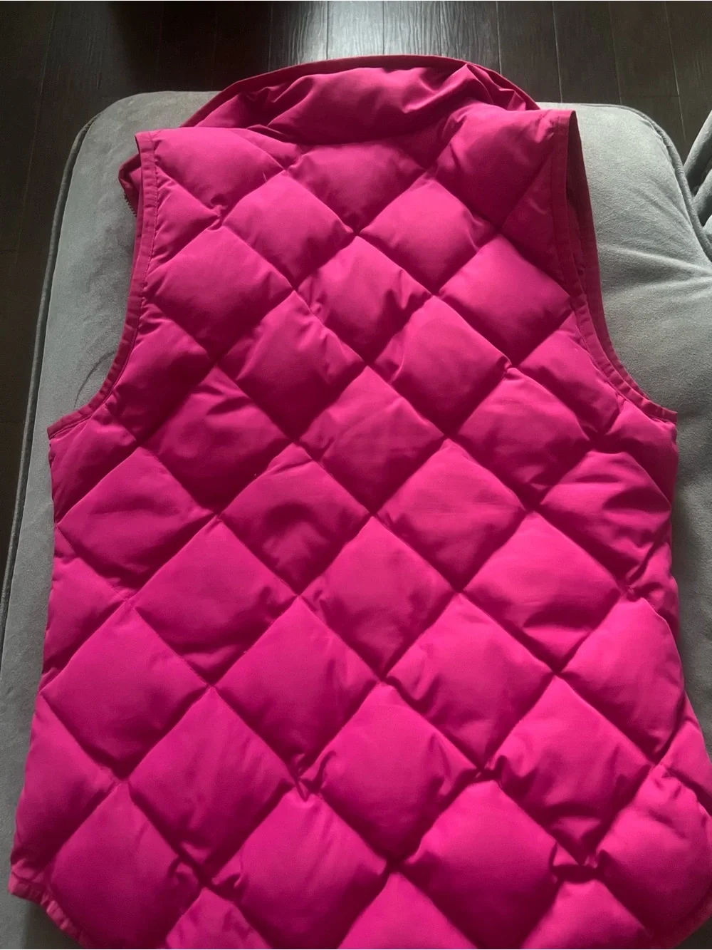 J. Crew Girls' Quilted Hot Pink Puffer Vest